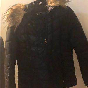 Black guess jacket/coat